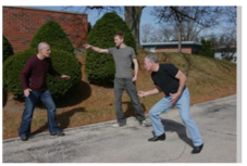 One can get stuck in the “paralysis of analysis” if they try to assess who is bigger, tougher, or more skilled. Make a quick decision by always zoning around the closest attacker.   